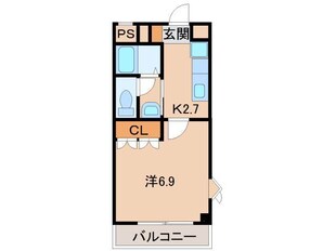 黒江駅 徒歩18分 2階の物件間取画像